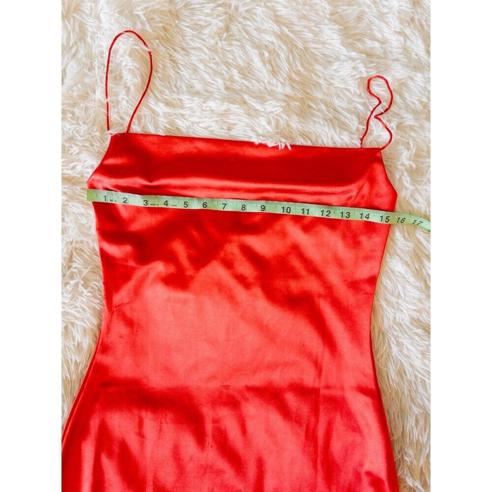 New with tags Zaful red silky mini dress size medium. - Picture 5 of 7